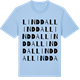 Blue Soul t-shirt med Linddal ordlek t-shirt