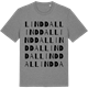 Mid Heather Gray t-shirt med Linddal ordlek t-shirt