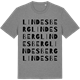 Mid Heather Gray t-shirt med Lindesberg ordlek t-shirt