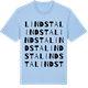 Blue Soul t-shirt med Lindsta ordlek t-shirt