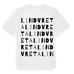 Lindvreta ordlek t-shirt – ekologisk bomull t-shirt från Pinshirt