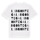 Lingontega ordlek t-shirt