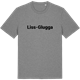 Mid Heather Gray t-shirt med Liss-Glugga fetstil t-shirt