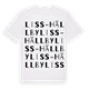 Liss-Hällby ordlek t-shirt