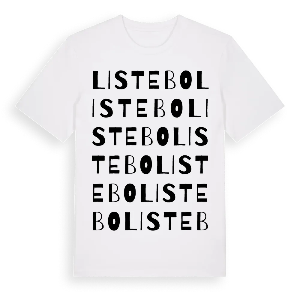 Listebo ordlek t-shirt i miljö