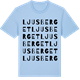 Blue Soul t-shirt med Ljusberget ordlek t-shirt