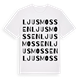 Ljusmossen ordlek t-shirt