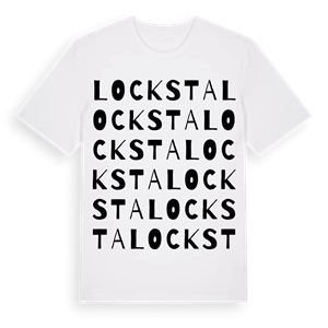 Locksta ordlek t-shirt – ekologisk bomull t-shirt från Pinshirt