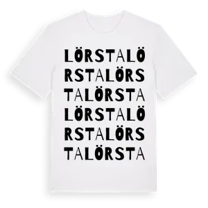 Lörsta ordlek t-shirt – ekologisk bomull t-shirt från Pinshirt