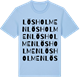 Blue Soul t-shirt med Lösholmen ordlek t-shirt