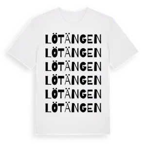 Lötängen ordlek t-shirt – ekologisk bomull t-shirt från Pinshirt