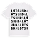 Lötsunda ordlek t-shirt