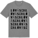 Mid Heather Gray t-shirt med Lövåsen ordlek t-shirt