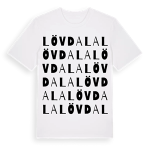 Lövdala ordlek t-shirt – ekologisk bomull t-shirt från Pinshirt