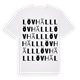 Lövhäll ordlek t-shirt