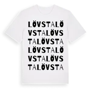 Lövsta ordlek t-shirt – ekologisk bomull t-shirt från Pinshirt