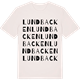 Vintage White t-shirt med Lundbacken ordlek t-shirt