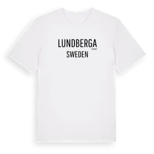 Lundberga i Sverige t-shirt – ekologisk bomull t-shirt från Pinshirt