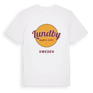 Lundby cirkel t-shirt – ekologisk bomull t-shirt från Pinshirt