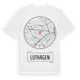 White t-shirt med Luthagen t-shirt
