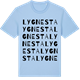 Blue Soul t-shirt med Lygnesta ordlek t-shirt