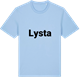 Blue Soul t-shirt med Lysta fetstil t-shirt