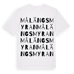 Målängsmyran ordlek t-shirt – ekologisk bomull t-shirt från Pinshirt