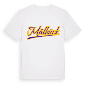 Mälbäck baseball t-shirt – ekologisk bomull t-shirt från Pinshirt