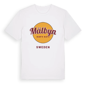 Mälbyn cirkel t-shirt – ekologisk bomull t-shirt från Pinshirt