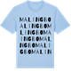 Blue Soul t-shirt med Malingbo ordlek t-shirt