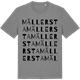 Mid Heather Gray t-shirt med Mällersta ordlek t-shirt