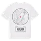 White t-shirt med Malma t-shirt