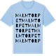 Blue Soul t-shirt med Malmtorpet ordlek t-shirt