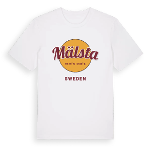 Mälsta cirkel t-shirt – ekologisk bomull t-shirt från Pinshirt