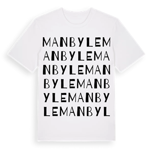 Manbyle ordlek t-shirt – ekologisk bomull t-shirt från Pinshirt