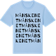 Blue Soul t-shirt med Månskenet ordlek t-shirt