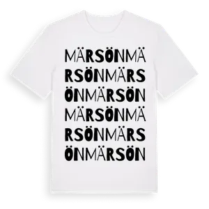 Märsön ordlek t-shirt – ekologisk bomull t-shirt från Pinshirt