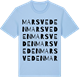 Blue Soul t-shirt med Marsveden ordlek t-shirt