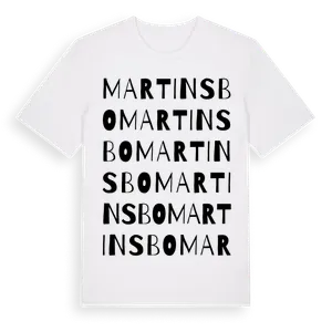 Martinsbo ordlek t-shirt – ekologisk bomull t-shirt från Pinshirt