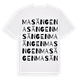 Masängen ordlek t-shirt