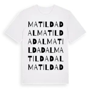 Matildadal ordlek t-shirt – ekologisk bomull t-shirt från Pinshirt