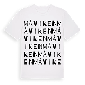 Måviken ordlek t-shirt – ekologisk bomull t-shirt från Pinshirt
