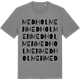 Mid Heather Gray t-shirt med Medholmen ordlek t-shirt