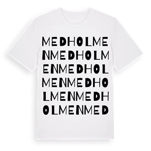 Medholmen ordlek t-shirt – ekologisk bomull t-shirt från Pinshirt