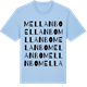 Blue Soul t-shirt med Mellanbo ordlek t-shirt