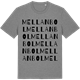 Mid Heather Gray t-shirt med Mellanbol ordlek t-shirt