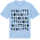 Blue Soul t-shirt med Meshattebo ordlek t-shirt