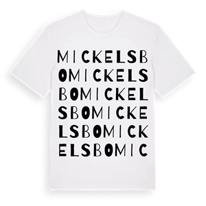 Mickelsbo ordlek t-shirt – ekologisk bomull t-shirt från Pinshirt