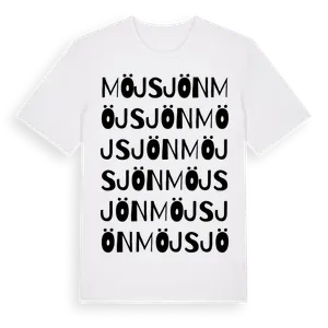 Möjsjön ordlek t-shirt – ekologisk bomull t-shirt från Pinshirt