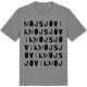 Mid Heather Gray t-shirt med Möjsjövik ordlek t-shirt